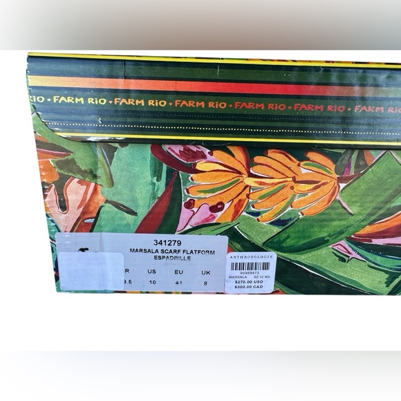 Farm Rio Scarf Raffia Platform Sandals - Picture 8 of 16